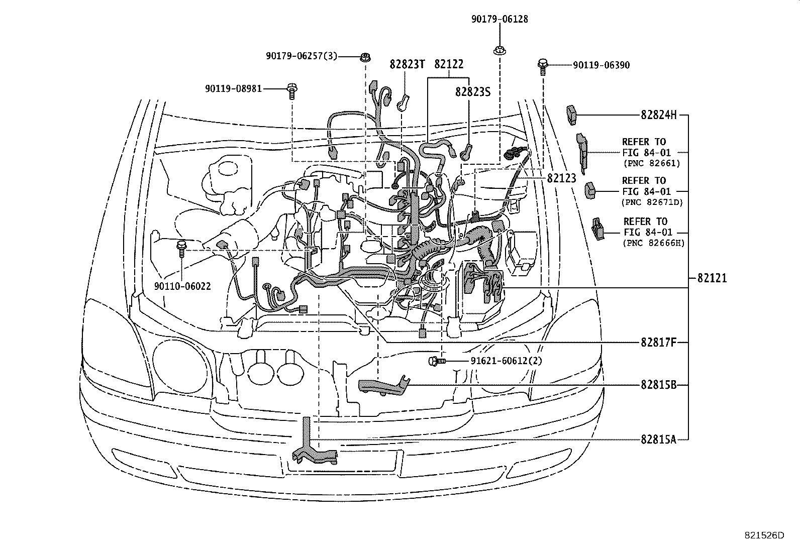 Схема электропроводка на TOYOTA PROGRES JCG100021514